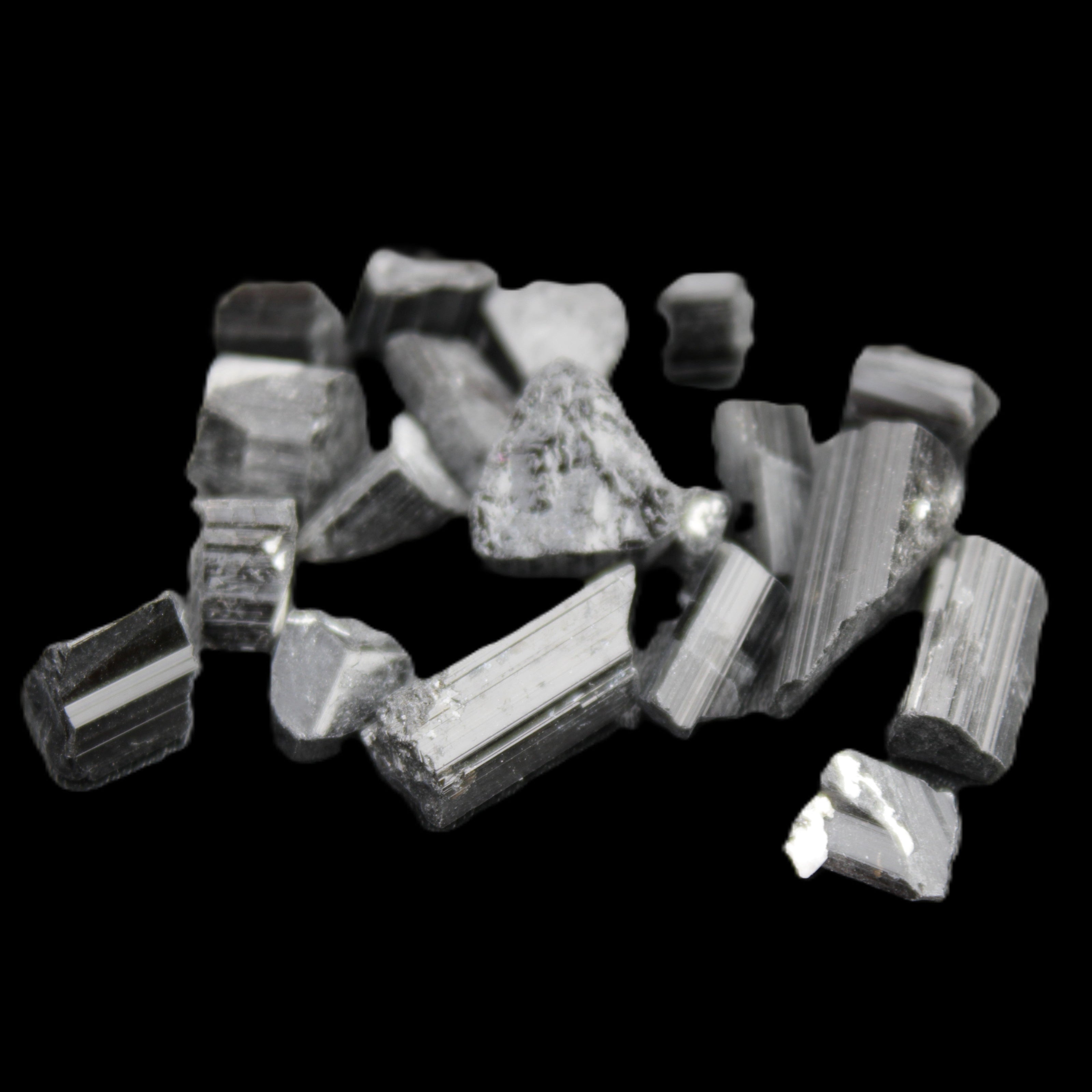 Black Tourmaline tiny natural crystals 3-10mm 11g Rocks and Things Store