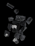 Black Tourmaline tiny natural crystals 3-10mm 11g Rocks and Things Store