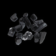 Black Tourmaline tiny natural crystals 3-10mm 11g Rocks and Things Store