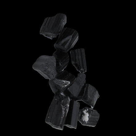 Black Tourmaline tiny natural crystals 3-10mm 11g Rocks and Things Store