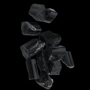 Black Tourmaline tiny natural crystals 3-10mm 11g Rocks and Things Store