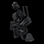 Black Tourmaline tiny natural crystals 3-10mm 11g Rocks and Things Store