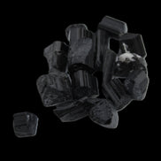 Black Tourmaline tiny natural crystals 3-10mm 11g Rocks and Things Store