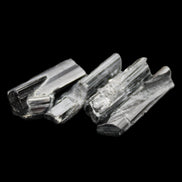 Black Tourmaline 3/4 natural crystals 22-36mm 14-16g in sunlight - Rocks and Things Store