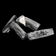 Black Tourmaline 3/4 natural crystals 22-36mm 14-16g in sunlight - Rocks and Things Store