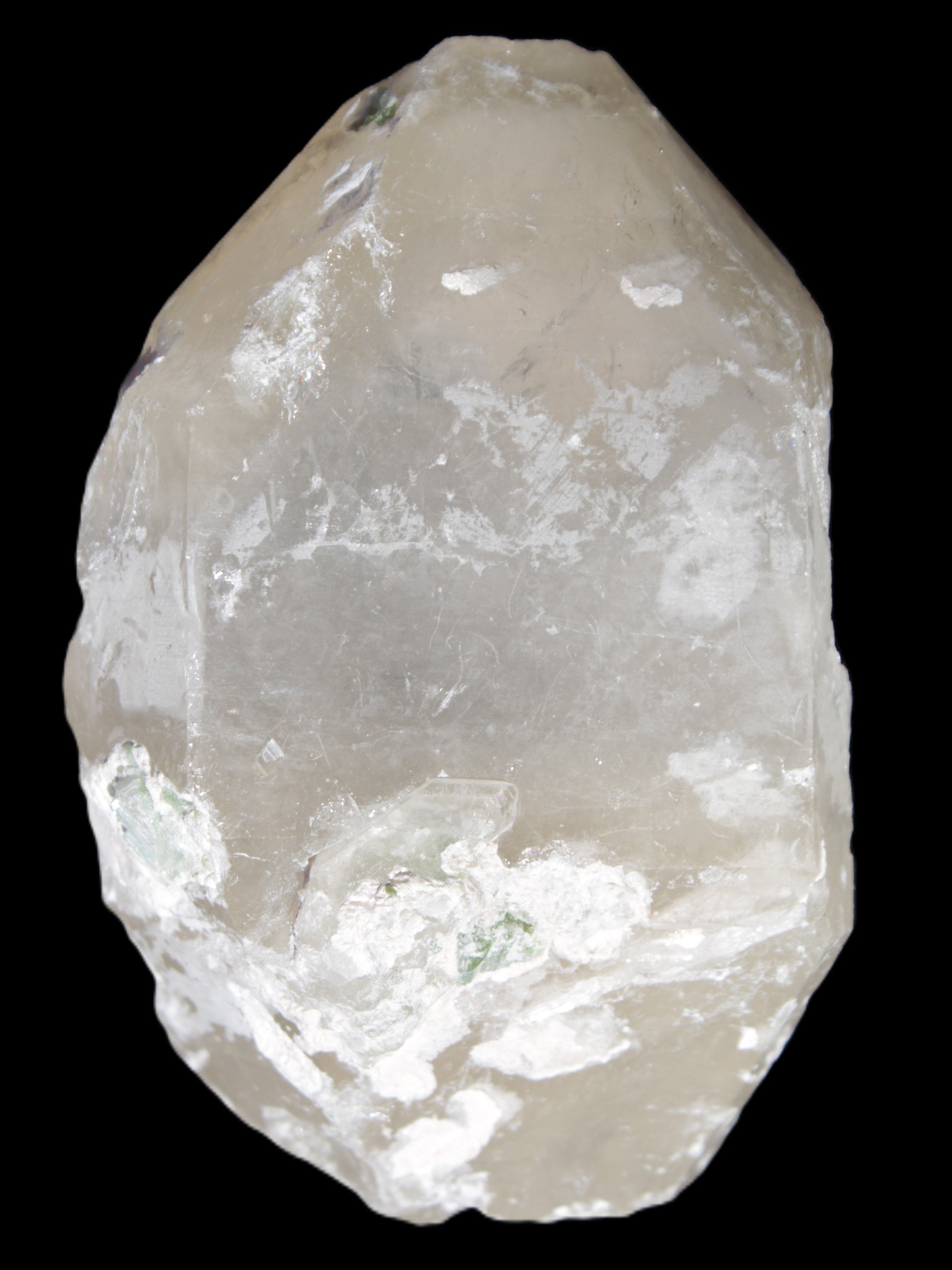 Quartz crystals with  Green Tourmaline, Mica from Skardu, Pakistan 188g in sunshine - Rocks and Things Store