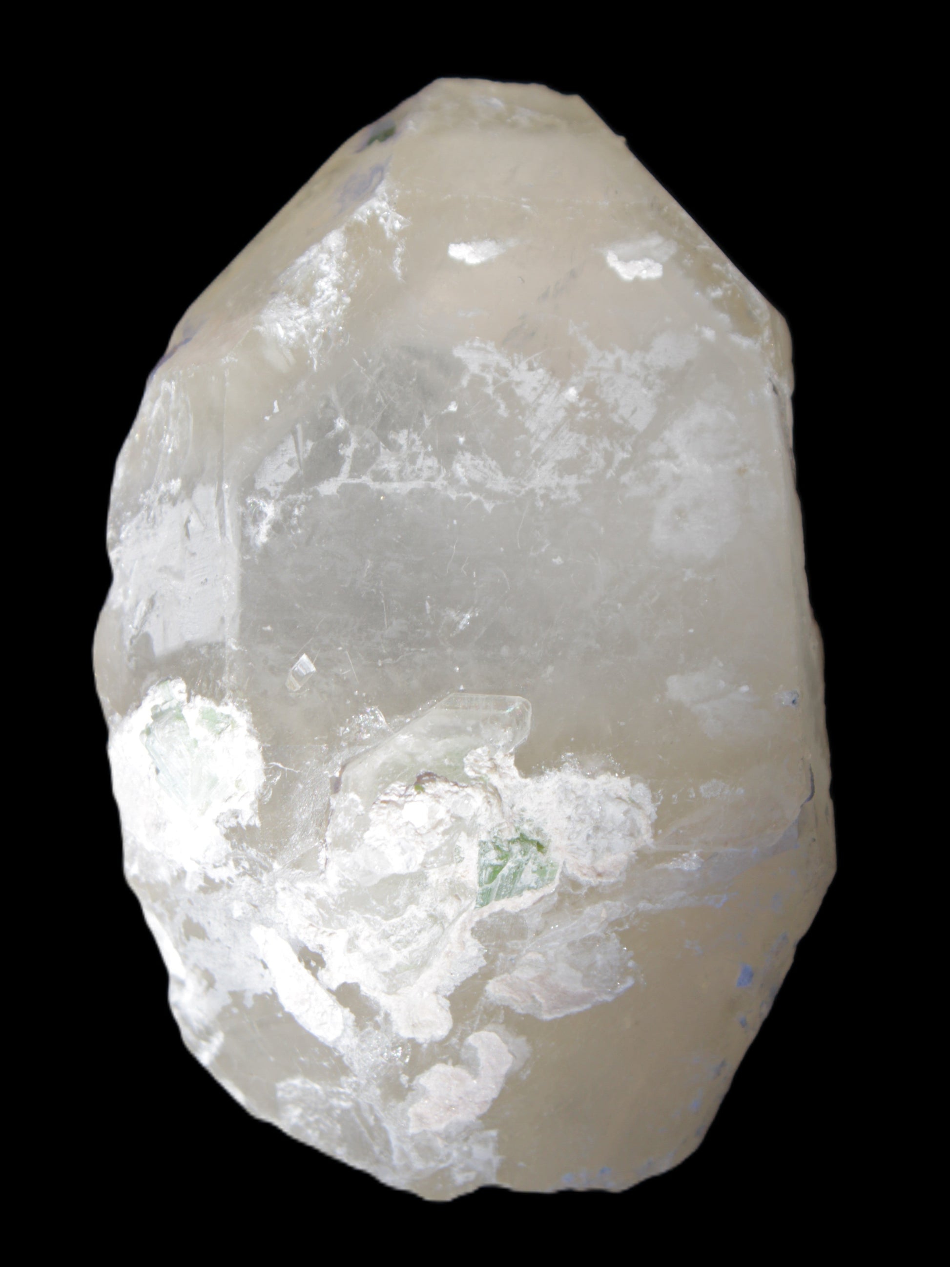 Quartz crystals with Green Tourmaline, Mica from Skardu, Pakistan 188g in sunshine - Rocks and Things Store