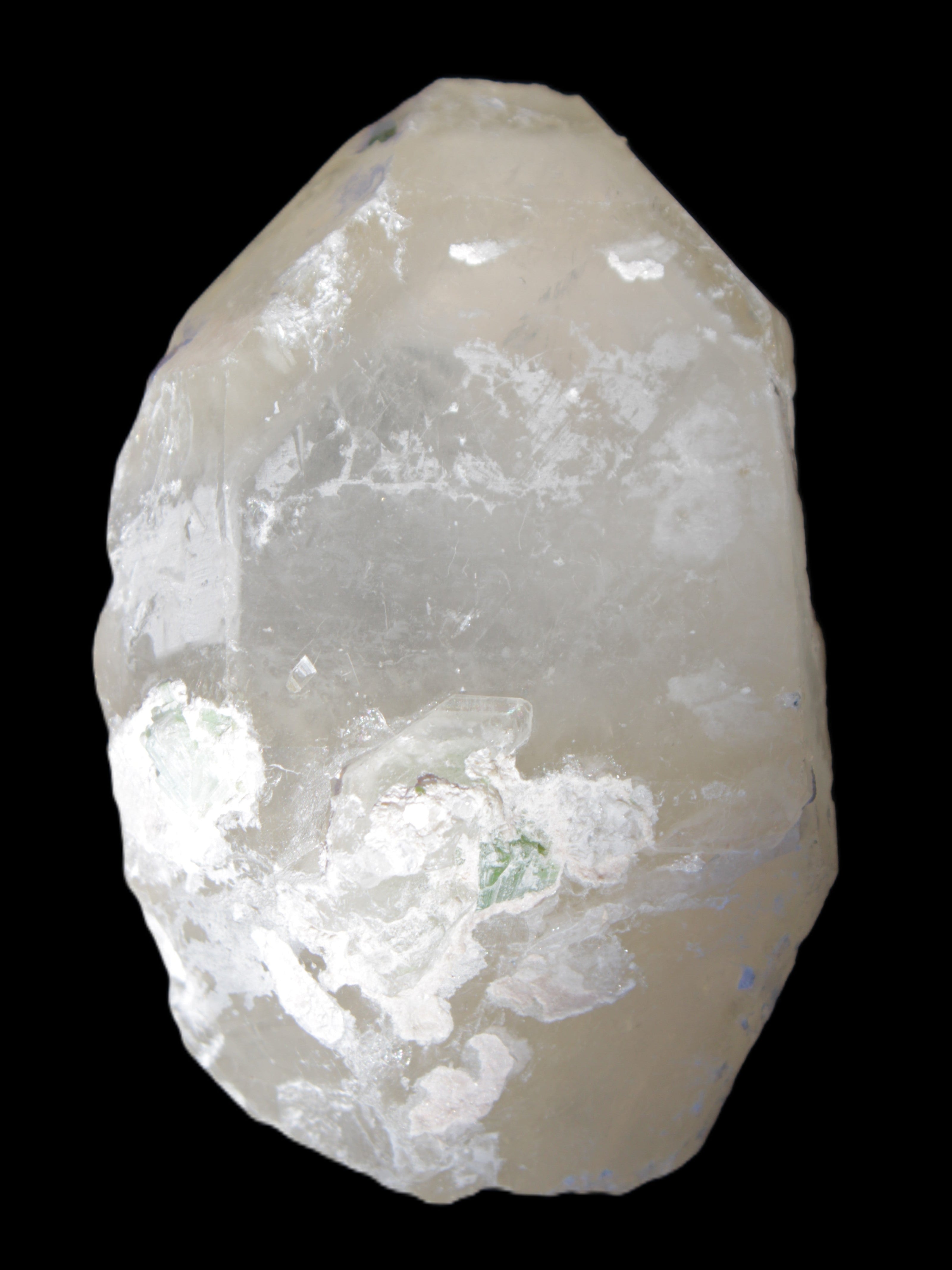 Quartz crystals with Green Tourmaline, Mica from Skardu, Pakistan 188g in sunshine - Rocks and Things Store