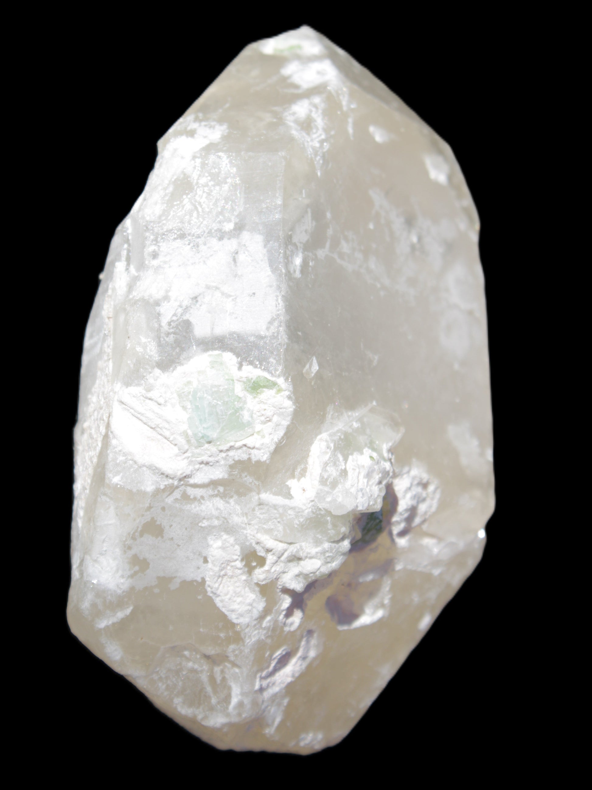 Quartz crystals with Green Tourmaline, Mica from Skardu, Pakistan 188g in sunshine - Rocks and Things Store