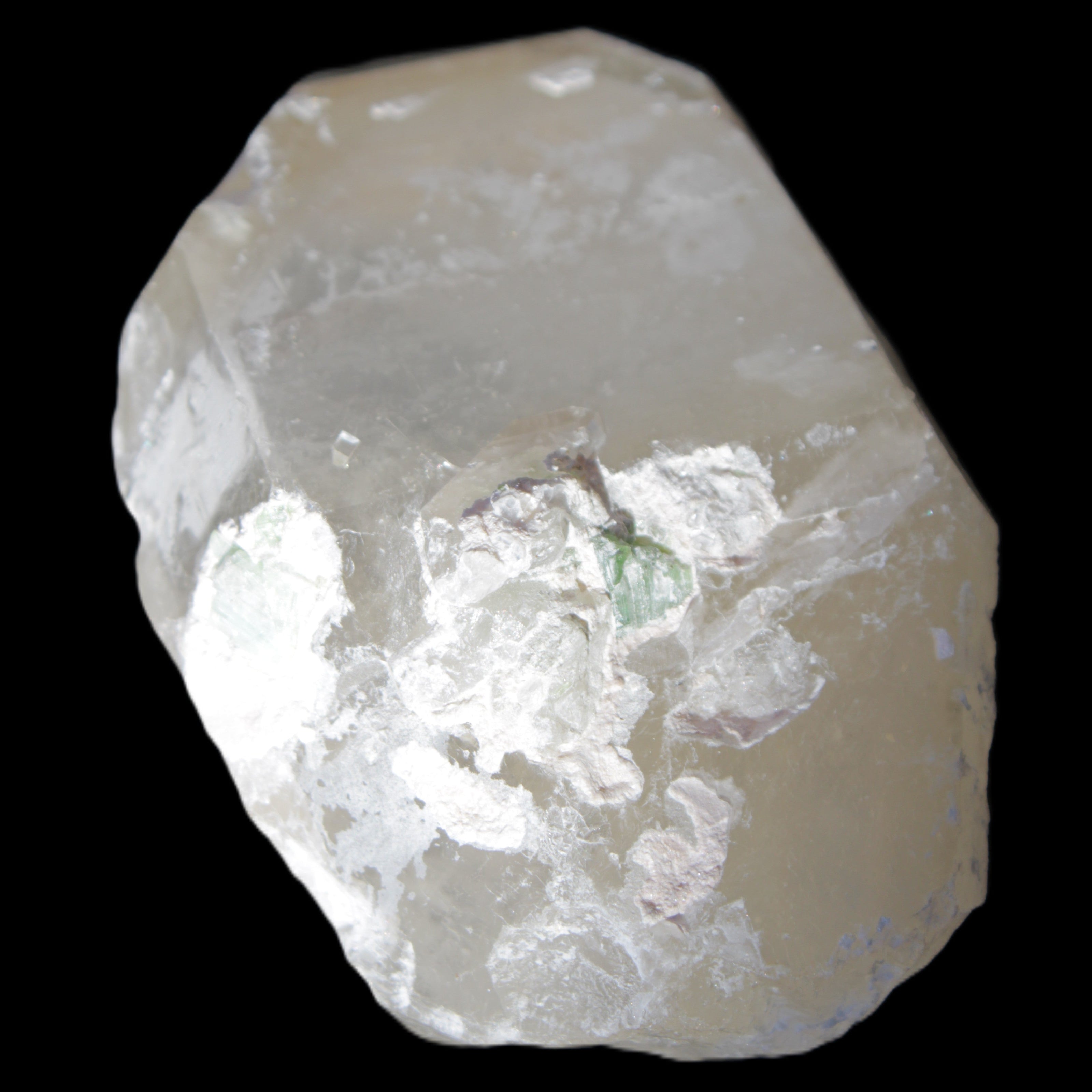Quartz crystals with Green Tourmaline, Mica from Skardu, Pakistan 188g in sunshine - Rocks and Things Store