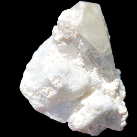 Quartz with Green Tourmaline, Mica, Feldspar matrix  41*31*50mm 61.5g in sunlight - Rocks and Things Store