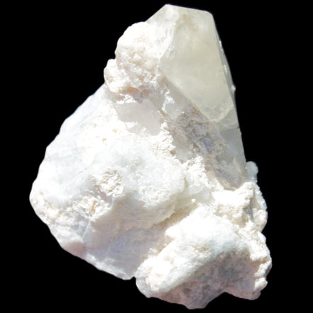 Quartz with Green Tourmaline, Mica, Feldspar matrix  41*31*50mm 61.5g in sunlight - Rocks and Things Store