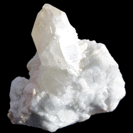 Quartz with Green Tourmaline, Mica, Feldspar matrix  41*31*50mm 61.5g in sunlight - Rocks and Things Store
