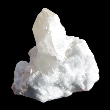 Quartz with Green Tourmaline, Mica, Feldspar matrix  41*31*50mm 61.5g in sunlight - Rocks and Things Store