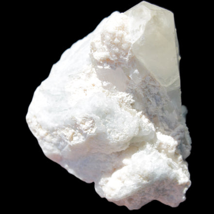 Quartz with Green Tourmaline, Mica, Feldspar matrix  41*31*50mm 61.5g in sunlight - Rocks and Things Store