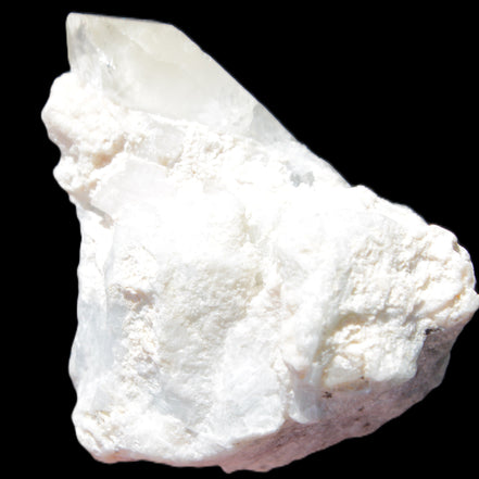 Quartz with Green Tourmaline, Mica, Feldspar matrix  41*31*50mm 61.5g in sunlight - Rocks and Things Store