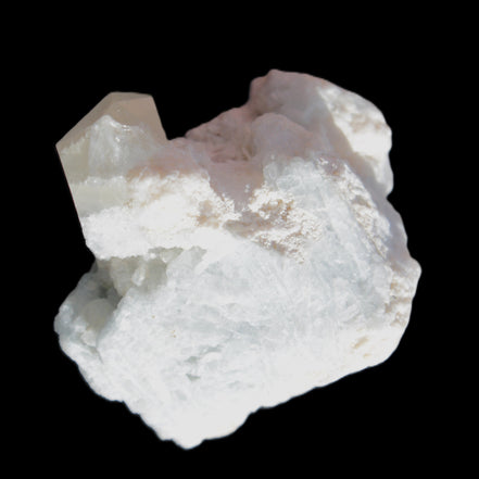 Quartz with Green Tourmaline, Mica, Feldspar matrix  41*31*50mm 61.5g in sunlight - Rocks and Things Store