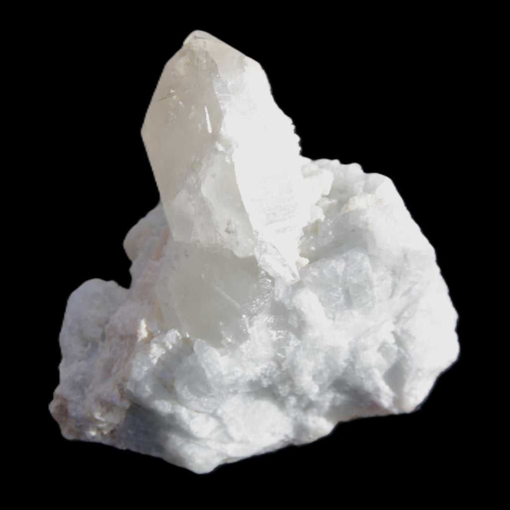 Quartz with Green Tourmaline, Mica, Feldspar matrix  41*31*50mm 61.5g in sunlight - Rocks and Things Store