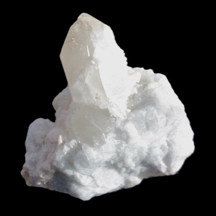 Quartz with Green Tourmaline, Mica, Feldspar matrix  41*31*50mm 61.5g in sunlight - Rocks and Things Store