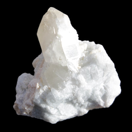 Quartz with Green Tourmaline, Mica, Feldspar matrix  41*31*50mm 61.5g in sunlight - Rocks and Things Store