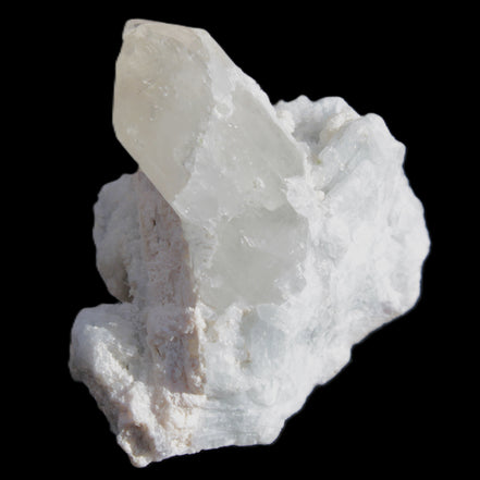 Quartz with Green Tourmaline, Mica, Feldspar matrix  41*31*50mm 61.5g in sunlight - Rocks and Things Store