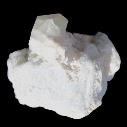 Quartz with Green Tourmaline, Mica, Feldspar matrix  41*31*50mm 61.5g in sunlight - Rocks and Things Store