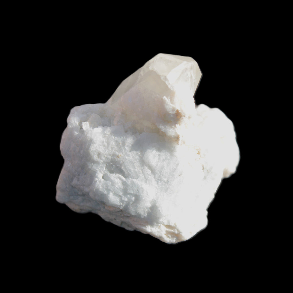 Quartz with Green Tourmaline, Mica, Feldspar matrix  41*31*50mm 61.5g in sunlight - Rocks and Things Store