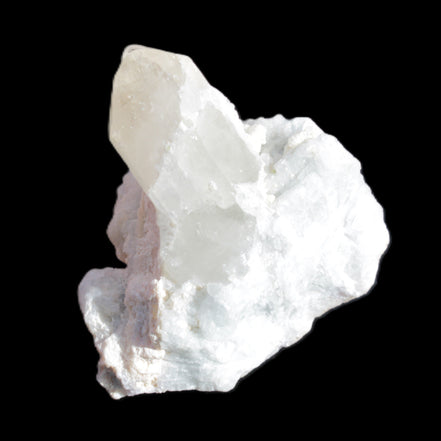 Quartz with Green Tourmaline, Mica, Feldspar matrix  41*31*50mm 61.5g in sunlight - Rocks and Things Store