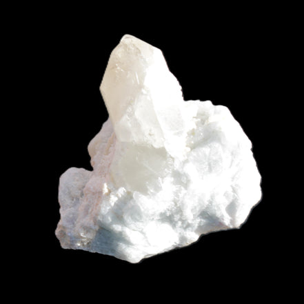 Quartz with Green Tourmaline, Mica, Feldspar matrix  41*31*50mm 61.5g in sunlight - Rocks and Things Store