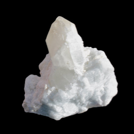 Quartz with Green Tourmaline, Mica, Feldspar matrix  41*31*50mm 61.5g in sunlight - Rocks and Things Store