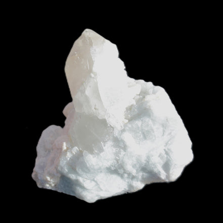 Quartz with Green Tourmaline, Mica, Feldspar matrix  41*31*50mm 61.5g in sunlight - Rocks and Things Store