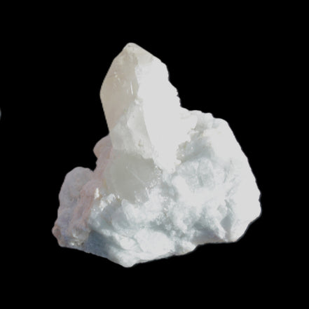 Quartz with Green Tourmaline, Mica, Feldspar matrix  41*31*50mm 61.5g in sunlight - Rocks and Things Store