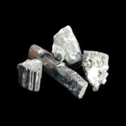 Black Tourmaline 3/4 natural crystals 22-36mm 10-12g in sunlight - Rocks and Things Store