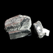 Black Tourmaline 3/4 natural crystals 22-36mm 10-12g in sunlight - Rocks and Things Store