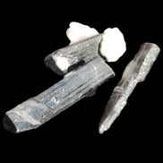 Black Tourmaline 3/4 natural crystals 22-36mm 10-12g in sunlight - Rocks and Things Store