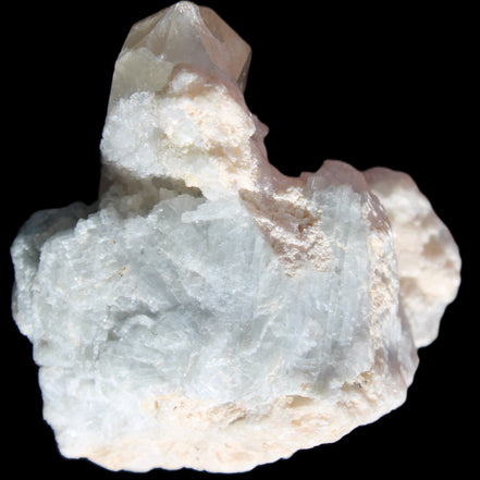 Quartz with Green Tourmaline, Mica, Feldspar matrix  41*31*50mm 61.5g in sunlight - Rocks and Things Store