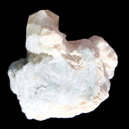 Quartz with Green Tourmaline, Mica, Feldspar matrix  41*31*50mm 61.5g in sunlight - Rocks and Things Store
