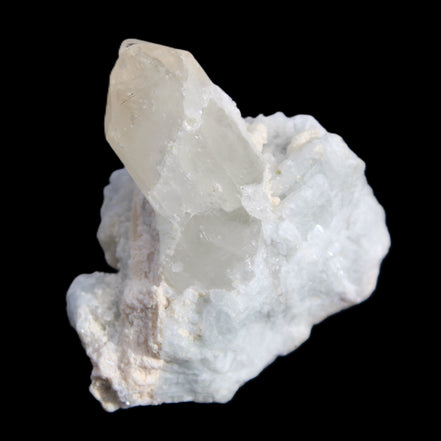 Quartz with Green Tourmaline, Mica, Feldspar matrix  41*31*50mm 61.5g in sunlight - Rocks and Things Store