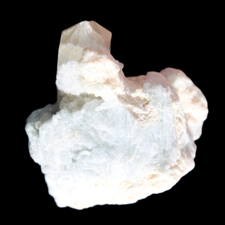 Quartz with Green Tourmaline, Mica, Feldspar matrix  41*31*50mm 61.5g in sunlight - Rocks and Things Store