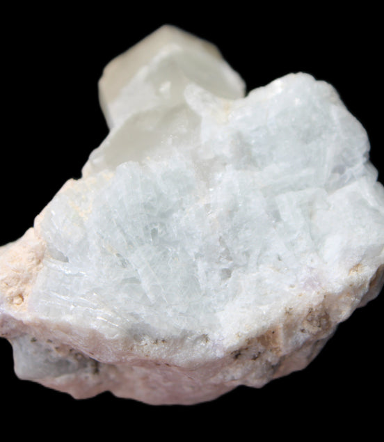 Quartz with Green Tourmaline, Mica, Feldspar matrix  41*31*50mm 61.5g in sunlight - Rocks and Things Store
