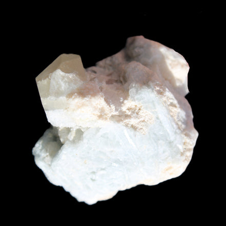 Quartz with Green Tourmaline, Mica, Feldspar matrix  41*31*50mm 61.5g in sunlight - Rocks and Things Store