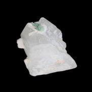 Double-Terminated Quartz with Green Tourmaline and Kunzite matrix  41*31*50mm 33.5ct 6.7g in sunlight - Rocks and Things Store