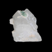 Double-Terminated Quartz with Green Tourmaline and Kunzite matrix  41*31*50mm 33.5ct 6.7g in sunlight - Rocks and Things Store