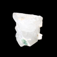 Double-Terminated Quartz with Green Tourmaline and Kunzite matrix  41*31*50mm 33.5ct 6.7g in sunlight - Rocks and Things Store