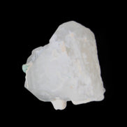 Double-Terminated Quartz with Green Tourmaline and Kunzite matrix  41*31*50mm 33.5ct 6.7g in sunlight - Rocks and Things Store