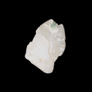 Double-Terminated Quartz with Green Tourmaline and Kunzite matrix  41*31*50mm 33.5ct 6.7g in sunlight - Rocks and Things Store