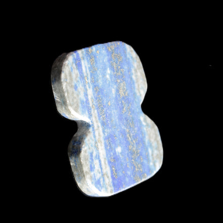 Lapis Lazuli triangular pendant shape 38.28mm 17g in sunlight - Rocks and Things Store