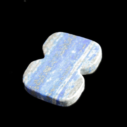 Lapis Lazuli triangular pendant shape 38.28mm 17g in sunlight - Rocks and Things Store