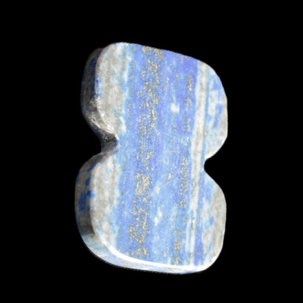 Lapis Lazuli triangular pendant shape 38.28mm 17g in sunlight - Rocks and Things Store