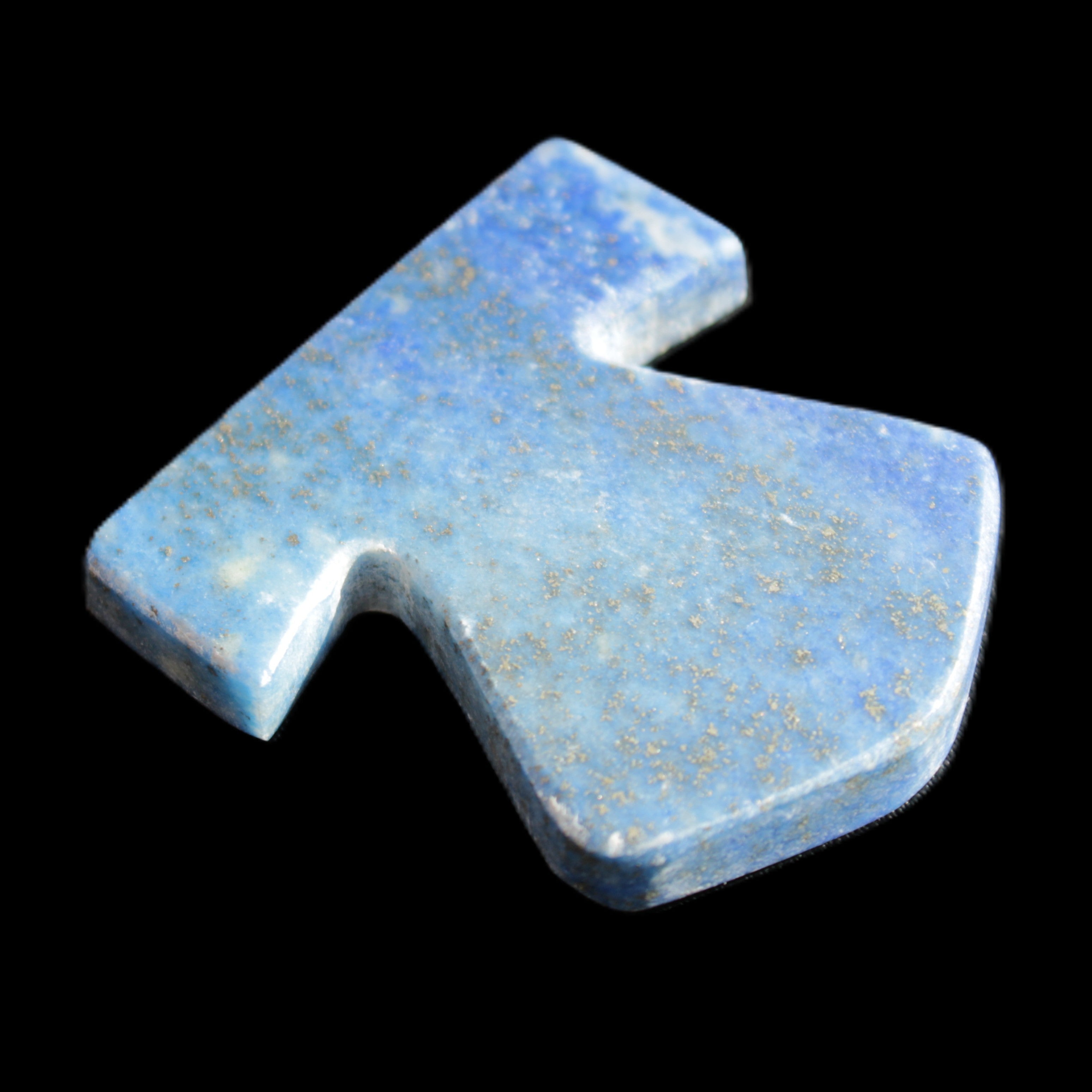 Lapis Lazuli oblong pendant shape 37*39mm 20g in sunlight - Rocks and Things Store